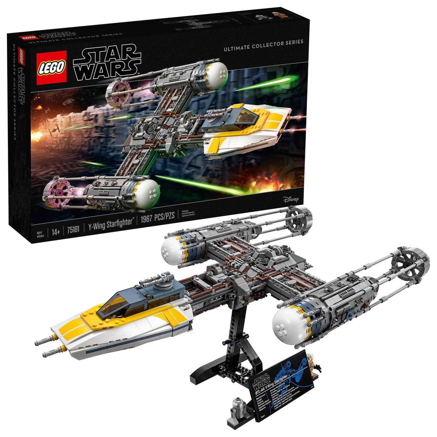 LEGO Y-wing, de ultieme starfighter 75181 StarWars UCS LEGO STARWARS @ 2TTOYS | Official LEGO shop😊🥰 LEGO €. 239.99