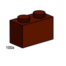 LEGO 1x2 Brown Bricks 3751 Bulk Bricks LEGO Bulk Bricks @ 2TTOYS | Official LEGO shop😊🥰 LEGO €. 5.99