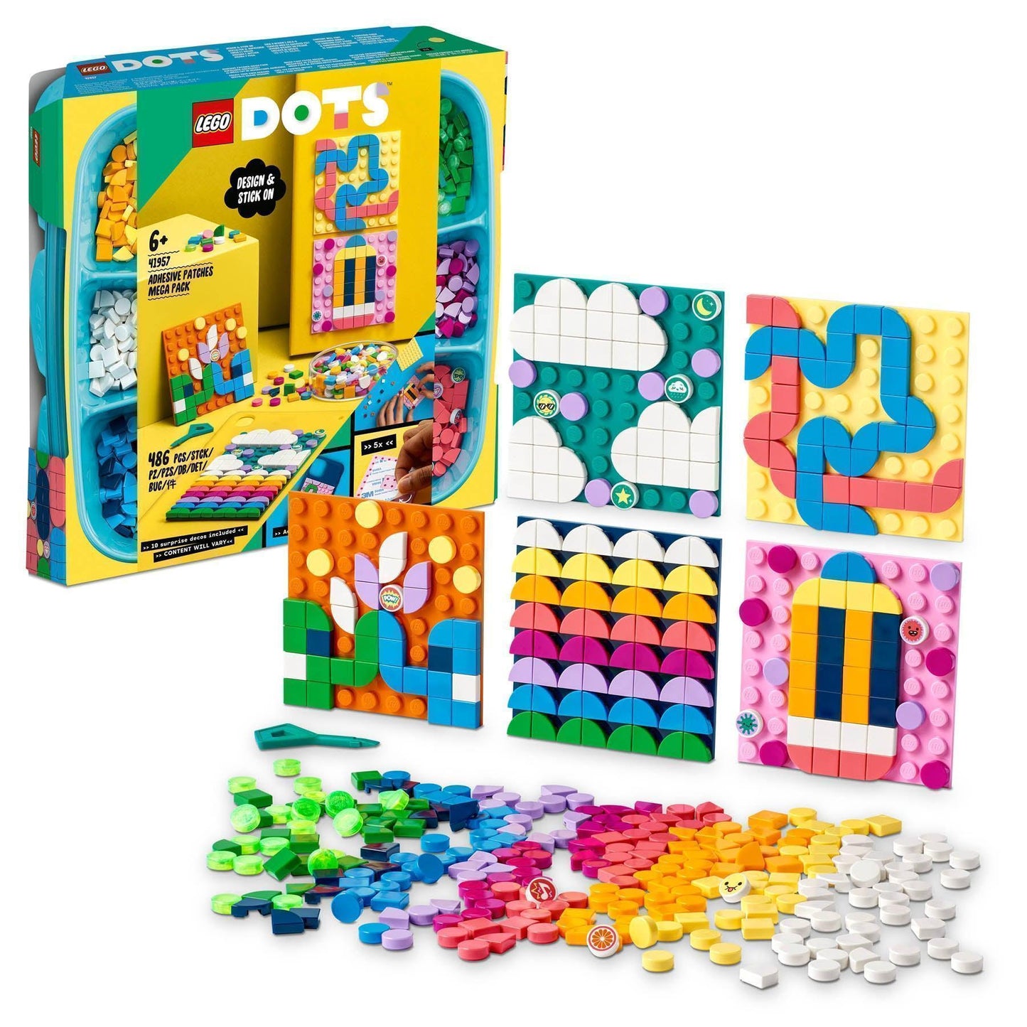 LEGO Adhesive Patches Mega Pack 41957 Dots LEGO Dots @ 2TTOYS | Official LEGO shop😊🥰 LEGO €. 34.99