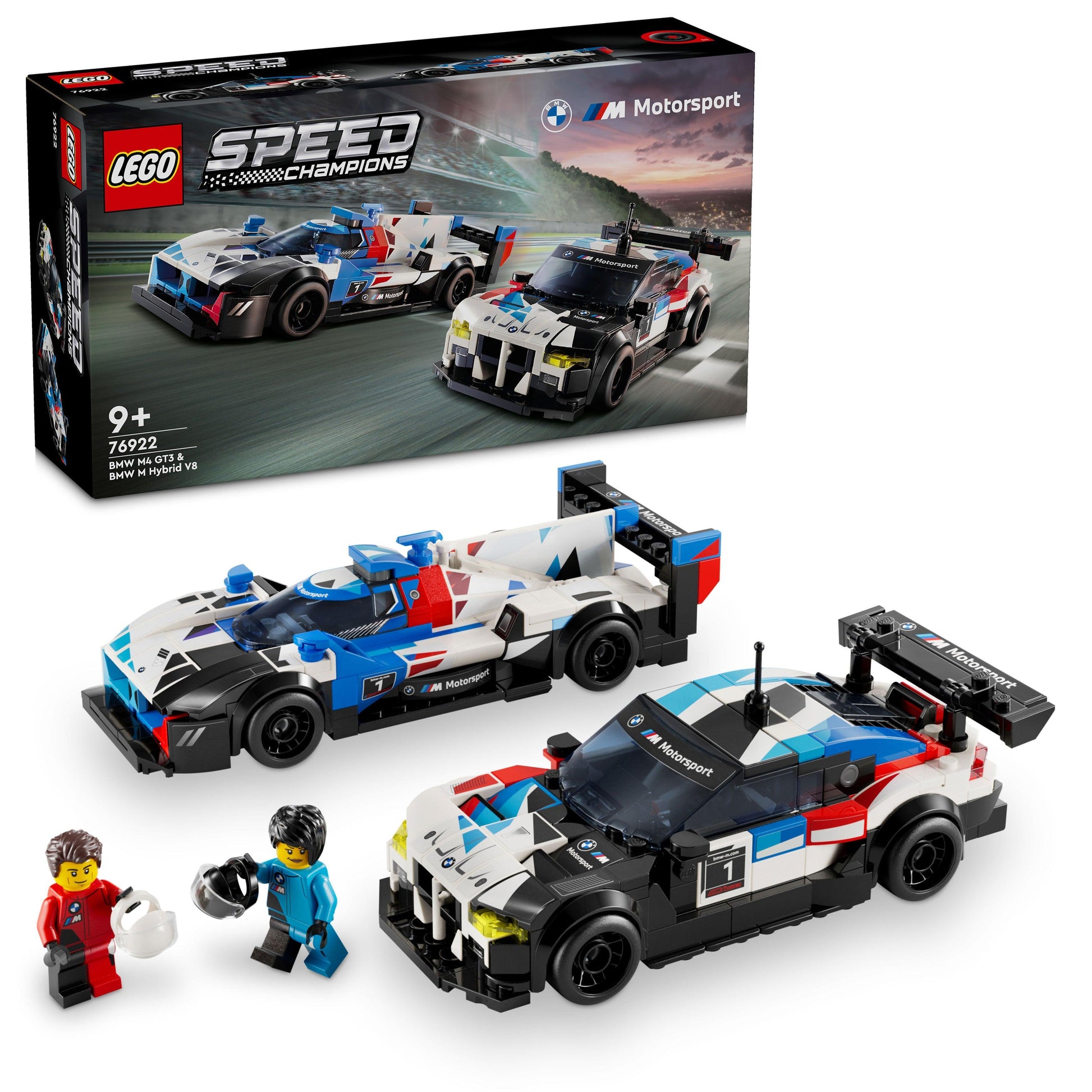 LEGO BMW M4 GT3 & BMW M Hybrid V8 Race Cars 76922 Speedchampions LEGO Speedchampions @ 2TTOYS | Official LEGO shop😊🥰 LEGO €. 49.99