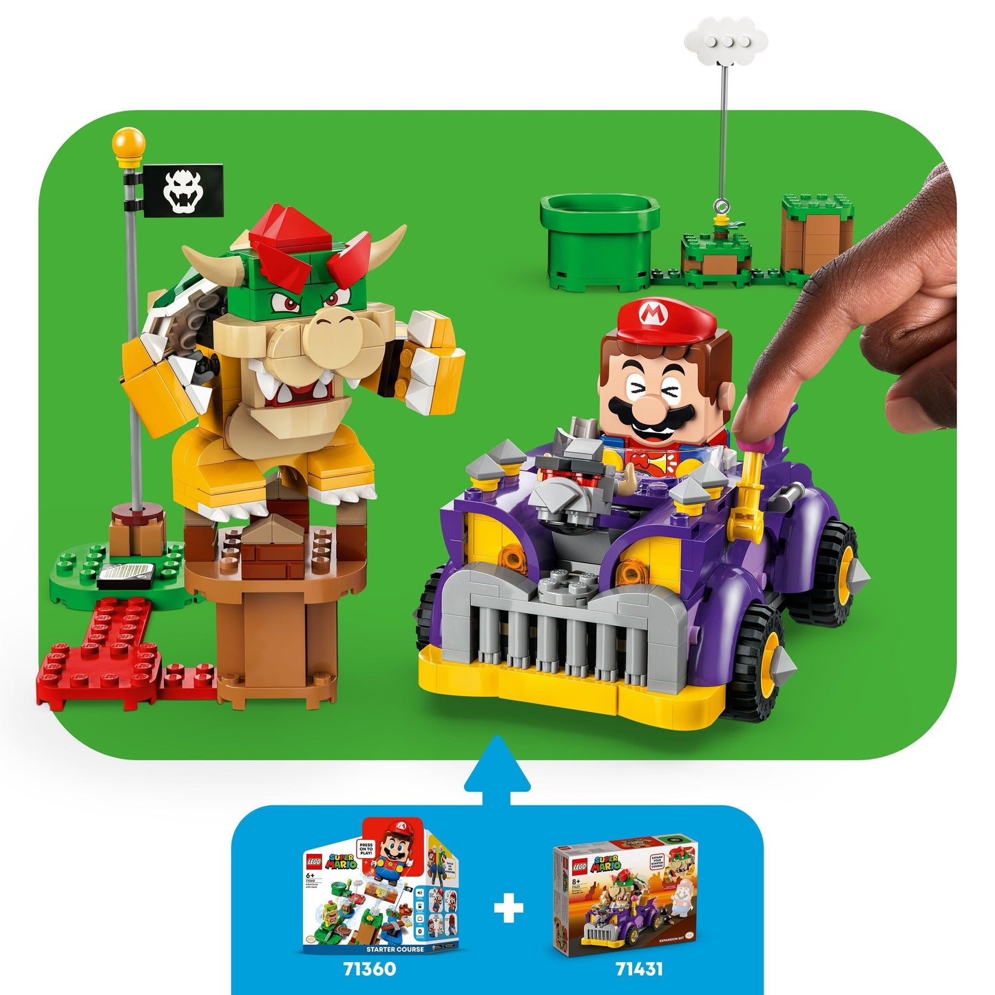 LEGO Bowser's Muscle Car 71431 Supermario LEGO Super Mario @ 2TTOYS | Official LEGO shop😊🥰 LEGO €. 29.99