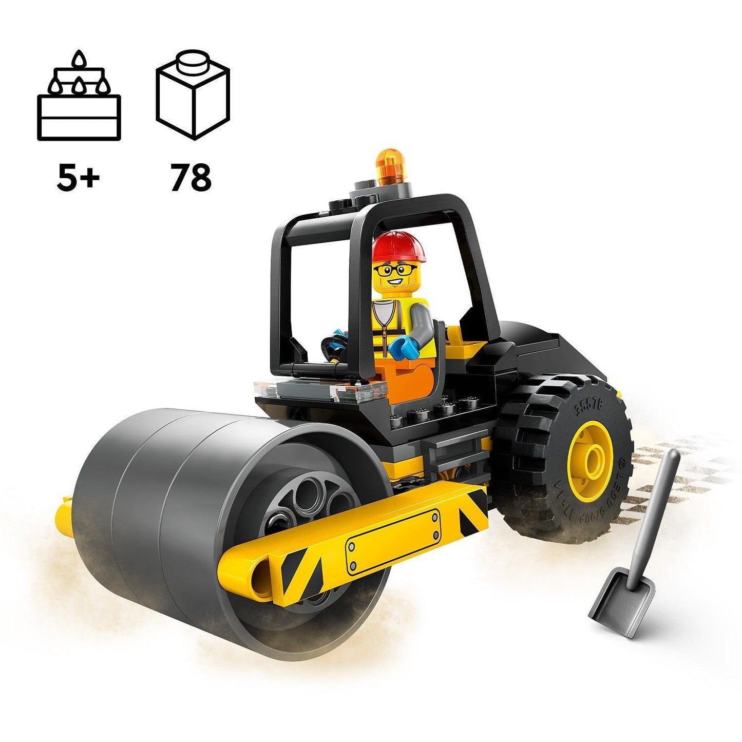 LEGO Construction Steamroller 60401 City LEGO CITY @ 2TTOYS | Official LEGO shop😊🥰 LEGO €. 9.99