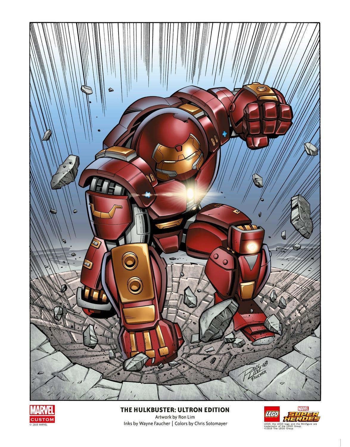 LEGO Custom Marvel Art Print 5005573 Gear LEGO Gear @ 2TTOYS | Official LEGO shop😊🥰 LEGO €. 9.99