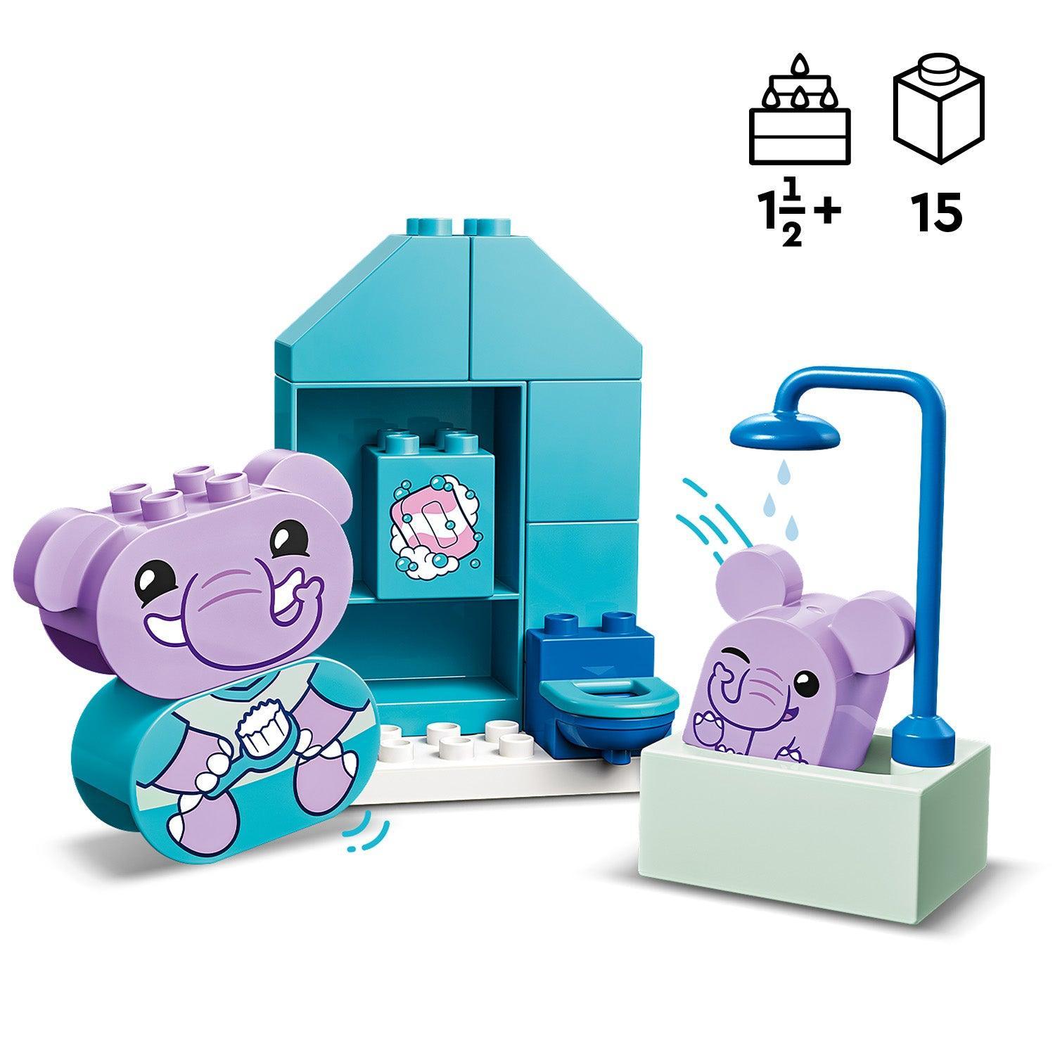 LEGO Dagelijkse routine: in bad 10413 DUPLO LEGO @ 2TTOYS | Official LEGO shop😊🥰 LEGO €. 8.49