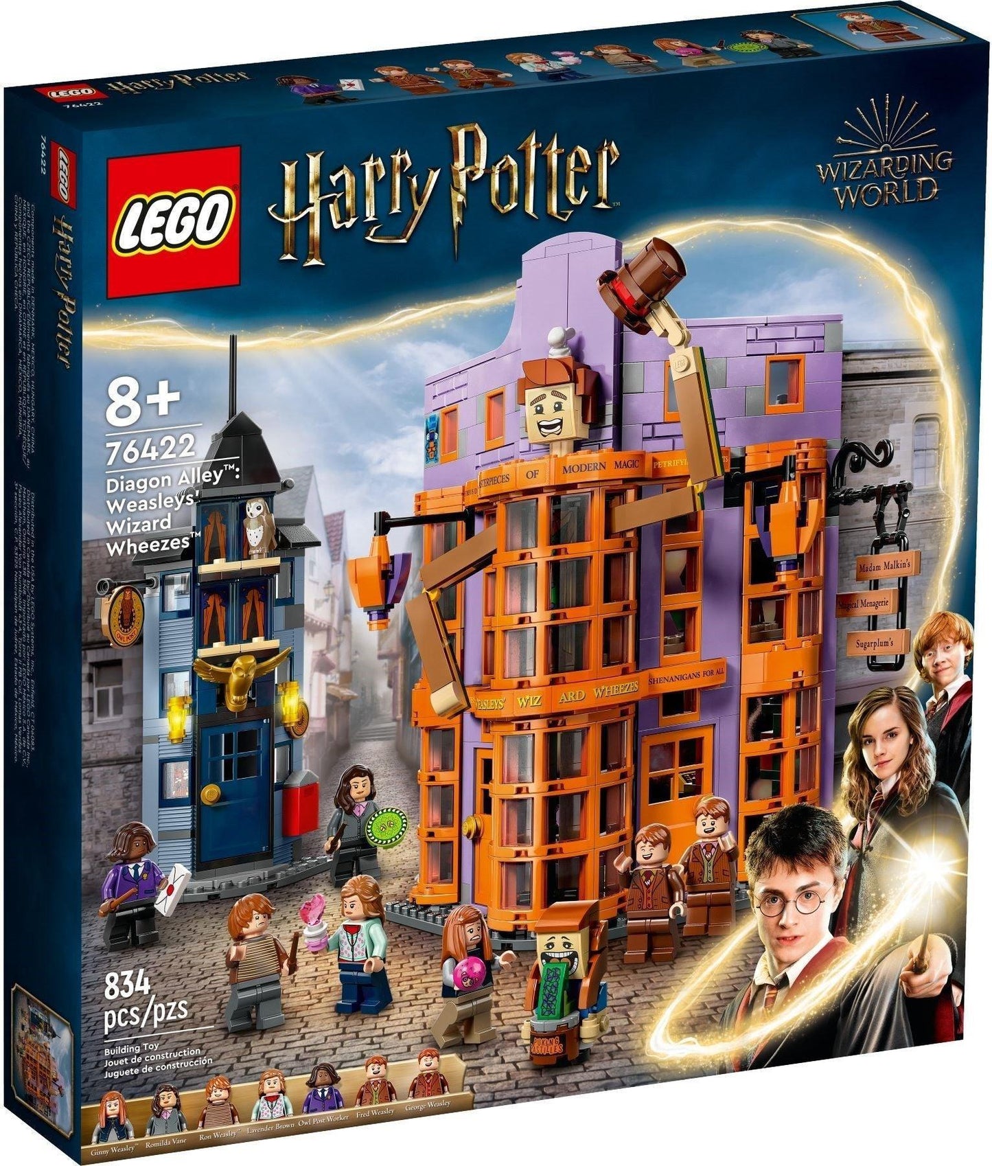 LEGO Diagon Alley: Weasleys' Wizard Wheezes 76422 Harry Potter LEGO HARRY POTTER @ 2TTOYS | Official LEGO shop😊🥰 LEGO €. 99.99