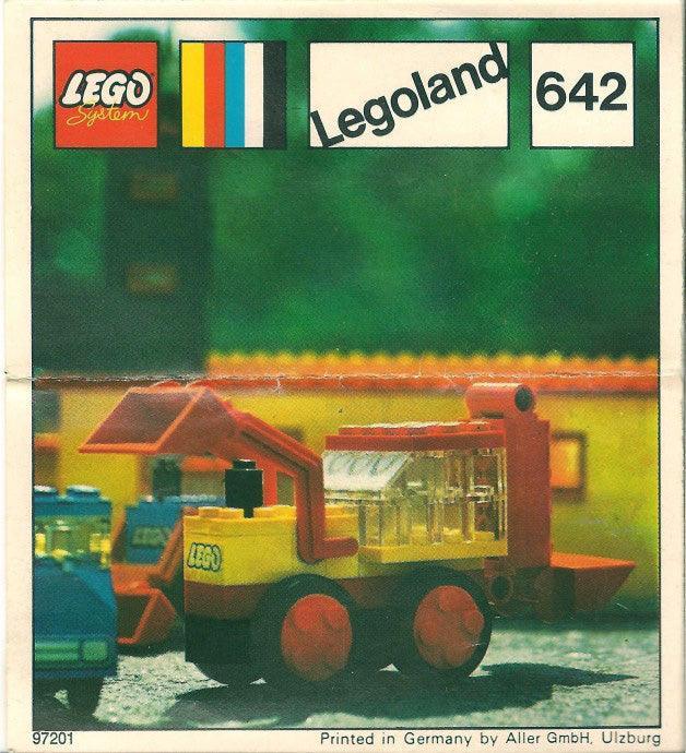 LEGO Double Excavator 642 LEGOLAND LEGO LEGOLAND @ 2TTOYS | Official LEGO shop😊🥰 LEGO €. 9.99