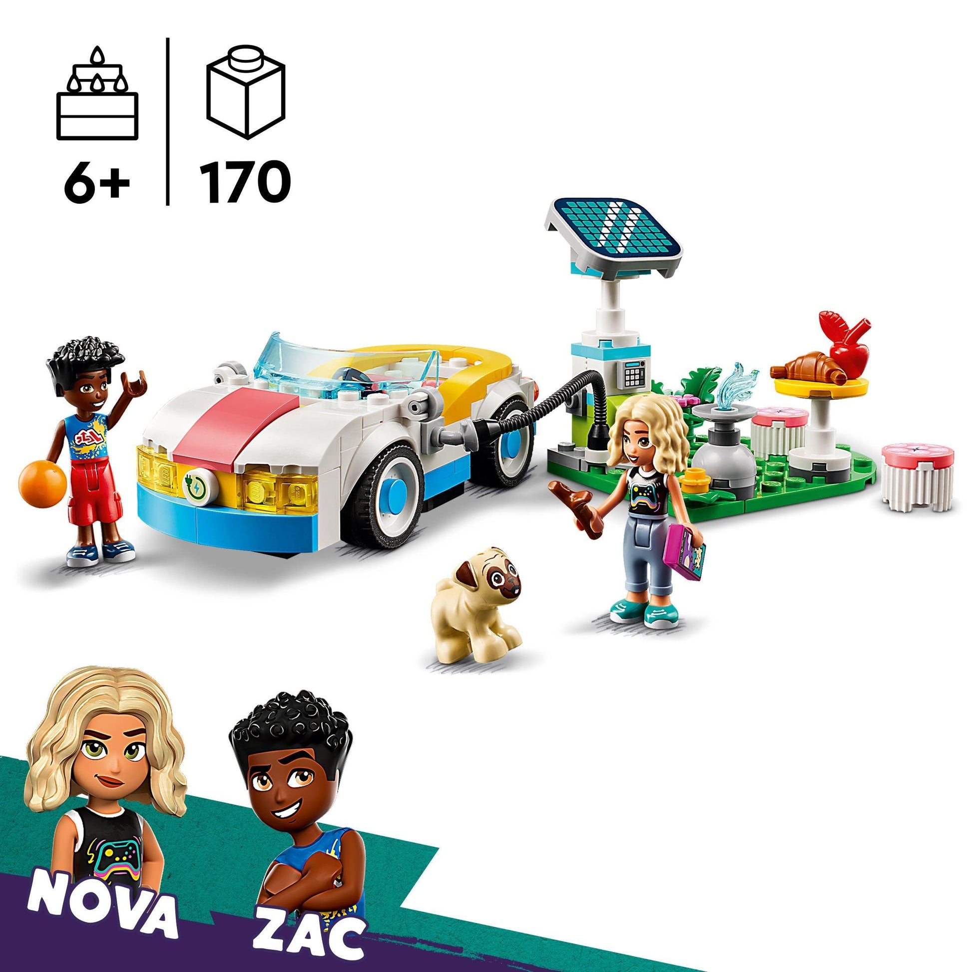 LEGO Electric Car and Charger 42609 Friends LEGO FRIENDS @ 2TTOYS | Official LEGO shop😊🥰 LEGO €. 14.99