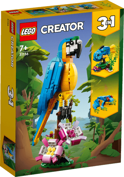 LEGO Exotic Parrot 31136 Creator 3 in 1 LEGO CREATOR @ 2TTOYS | Official LEGO shop😊🥰 LEGO €. 21.98