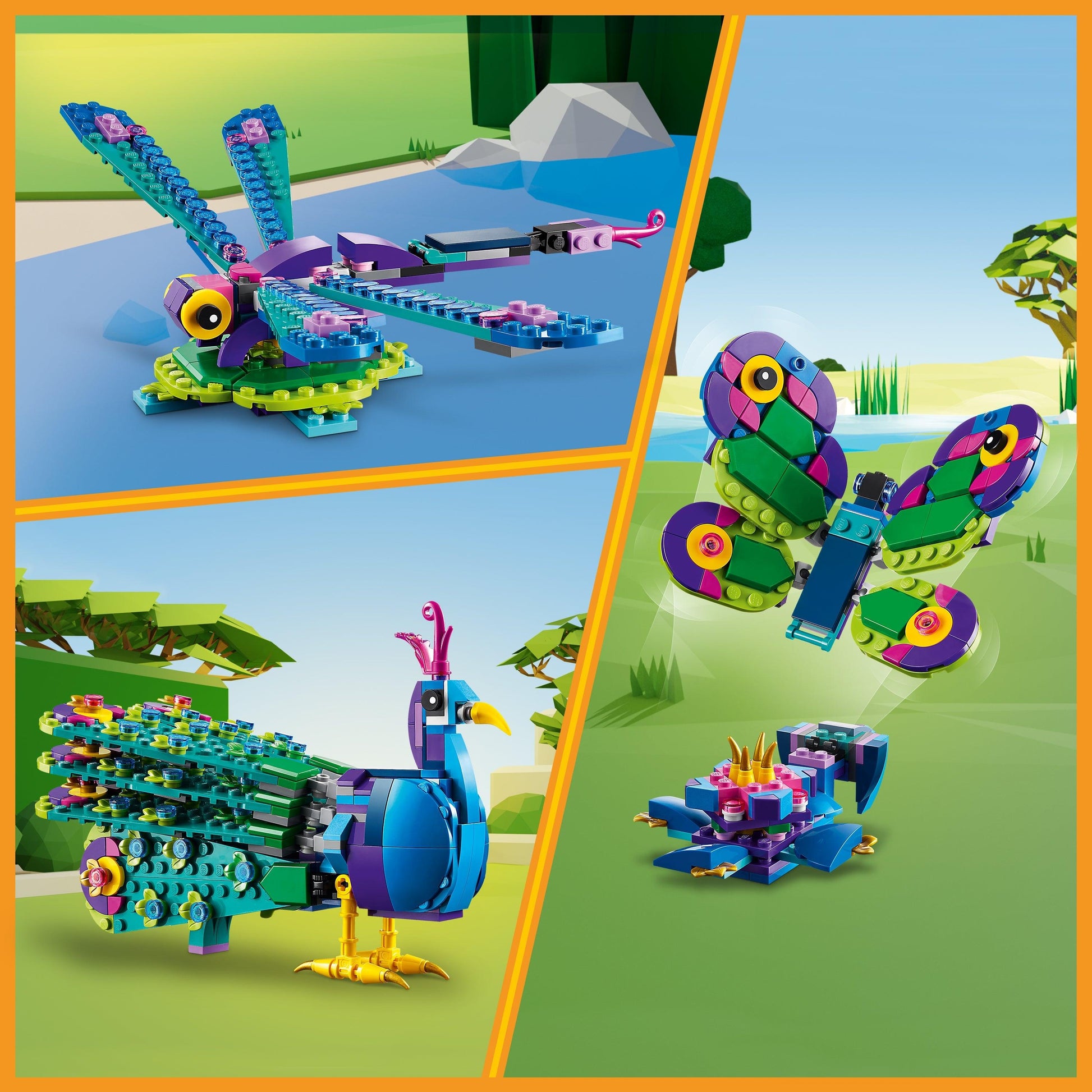 LEGO Exotic Peacock 31157 Creator 3 in 1 LEGO CREATOR 3 IN 1 @ 2TTOYS | Official LEGO shop😊🥰 LEGO €. 16.98