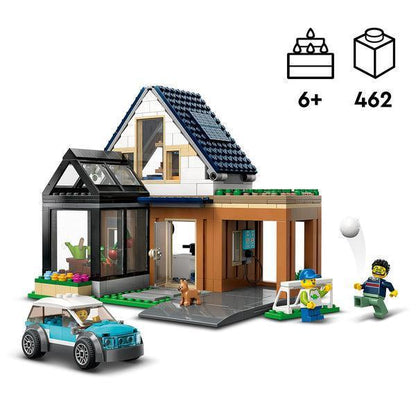 LEGO Family House and Electric Car 60398 City LEGO CITY @ 2TTOYS LEGO €. 44.99