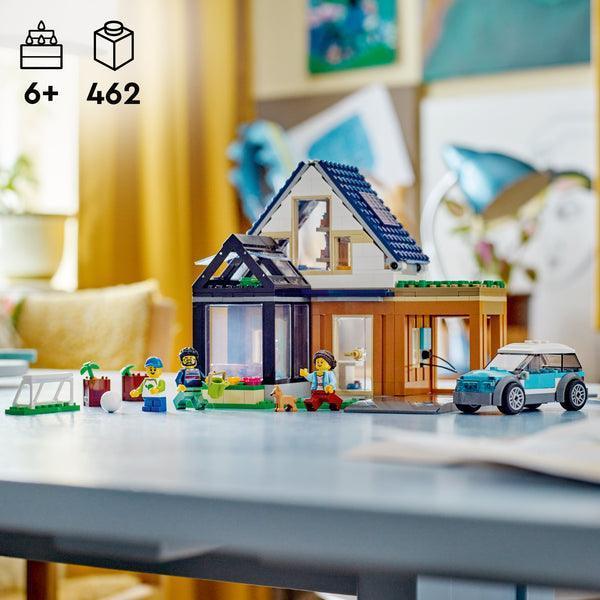 LEGO Family House and Electric Car 60398 City LEGO CITY @ 2TTOYS LEGO €. 44.99