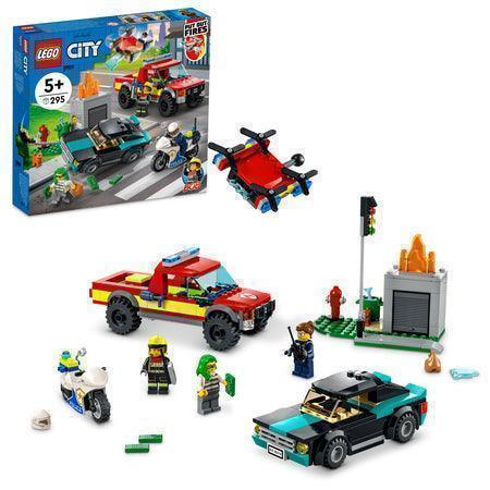 LEGO Fire Rescue & Police Chase 60319 City LEGO CITY BRANDWEER @ 2TTOYS LEGO €. 29.99