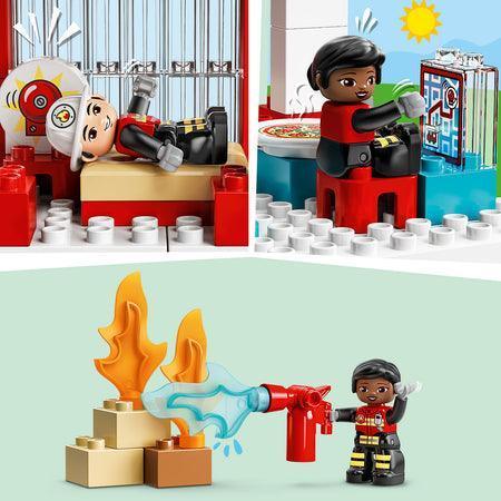 LEGO Fire Station & Helicopter 10970 DUPLO LEGU DUPLO @ 2TTOYS | Official LEGO shop😊🥰 LEGO €. 89.99