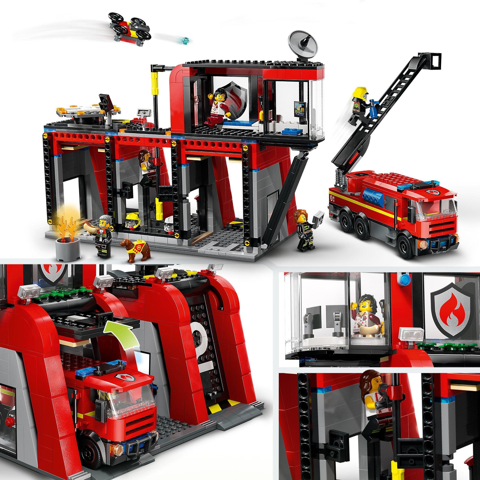 LEGO Fire Station with Fire Engine 60414 City LEGO CITY @ 2TTOYS | Official LEGO shop😊🥰 LEGO €. 79.99