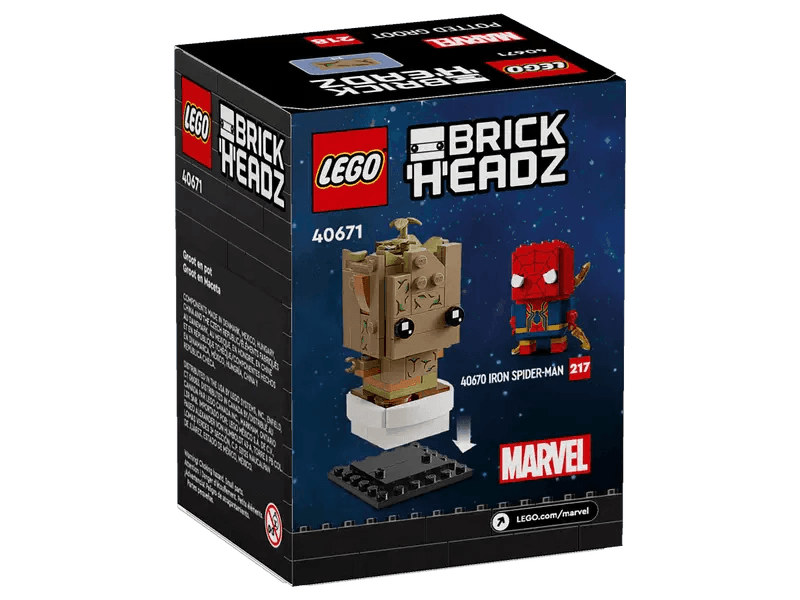 LEGO Groot in flowerpot 40671 Brickheadz LEGO BRICKHEADZ @ 2TTOYS | Official LEGO shop😊🥰 LEGO €. 9.99