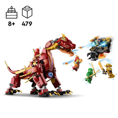 LEGO Heatwave Transforming Lava Dragon 71793 Ninjago LEGO NINJAGO @ 2TTOYS | Official LEGO shop😊🥰 LEGO €. 44.98