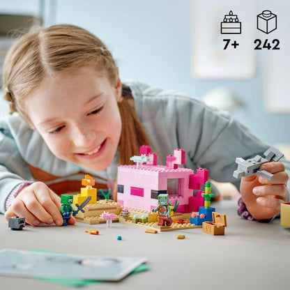 LEGO Het axolotlhuis 21247 Minecraft LEGO MINECRAFT @ 2TTOYS | Official LEGO shop😊🥰 LEGO €. 22.48