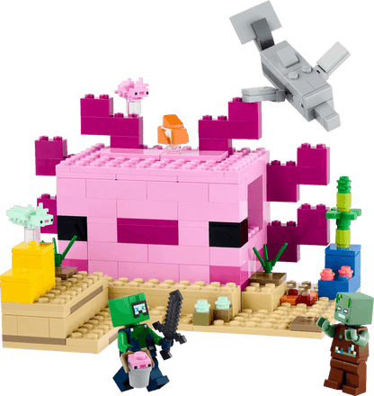 LEGO Het axolotlhuis 21247 Minecraft LEGO MINECRAFT @ 2TTOYS | Official LEGO shop😊🥰 LEGO €. 22.48