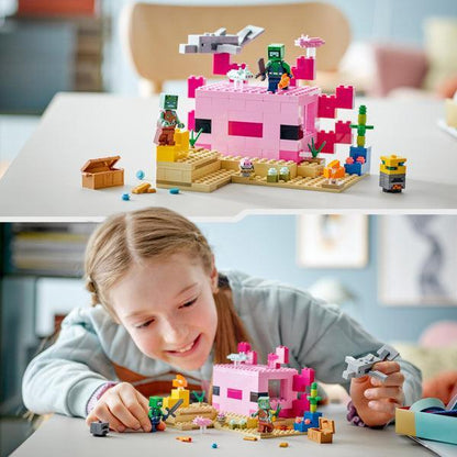 LEGO Het axolotlhuis 21247 Minecraft LEGO MINECRAFT @ 2TTOYS | Official LEGO shop😊🥰 LEGO €. 22.48