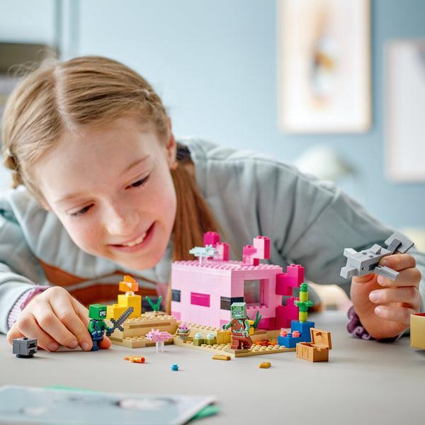 LEGO Het axolotlhuis 21247 Minecraft LEGO MINECRAFT @ 2TTOYS | Official LEGO shop😊🥰 LEGO €. 22.48