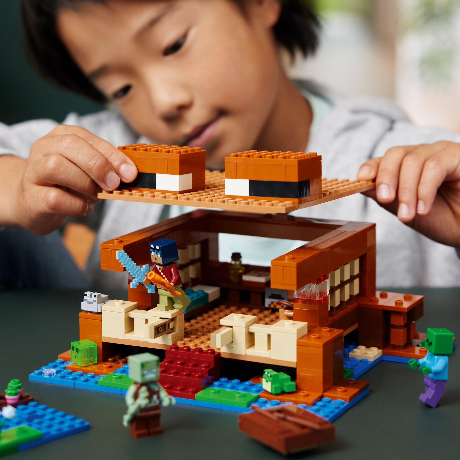 LEGO Het kikker huis 21256 Minecraft LEGO MINECRAFT @ 2TTOYS | Official LEGO shop😊🥰 LEGO €. 46.49