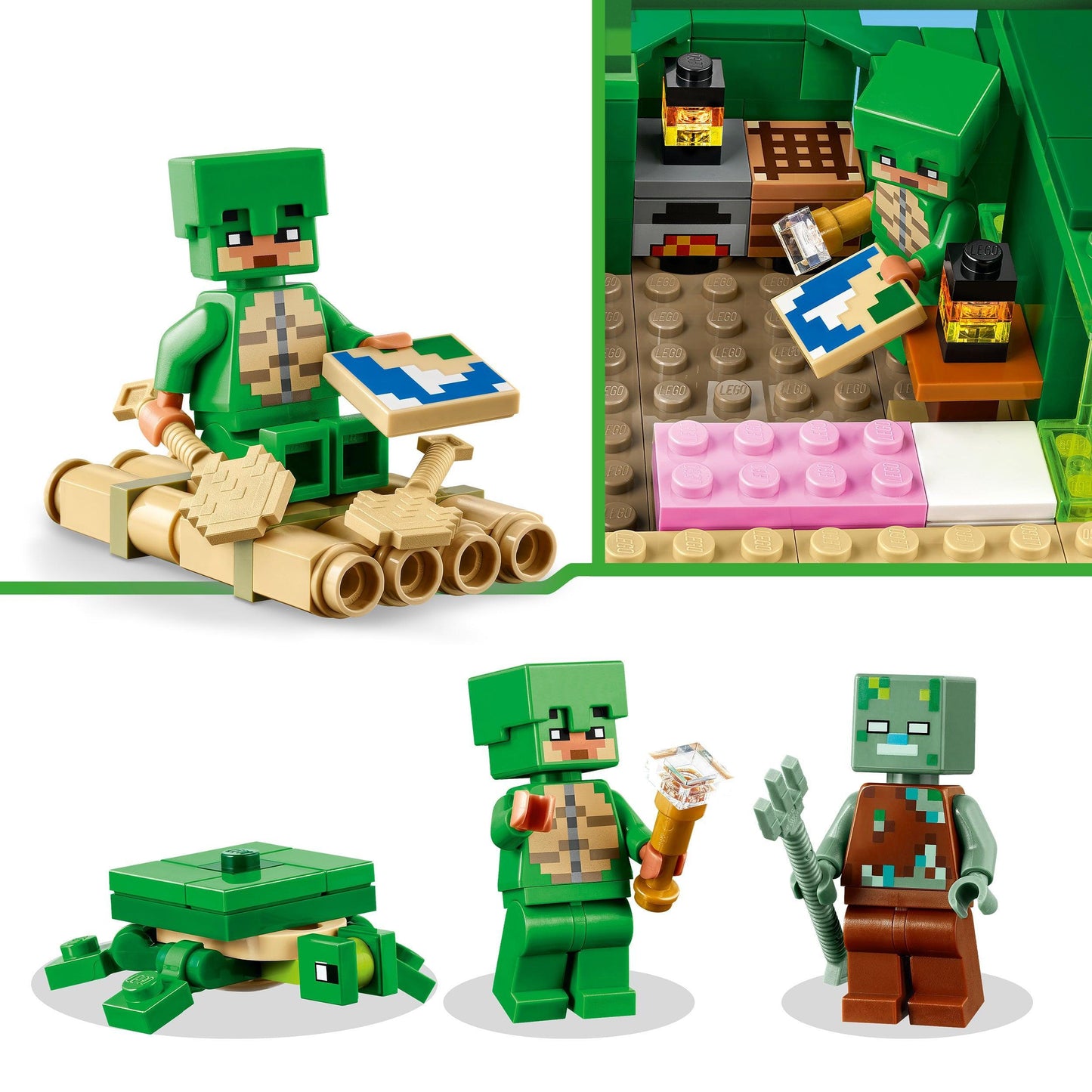 LEGO Het schildpadden strand huis 21254 Minecraft LEGO CLASSIC @ 2TTOYS | Official LEGO shop😊🥰 LEGO €. 22.98