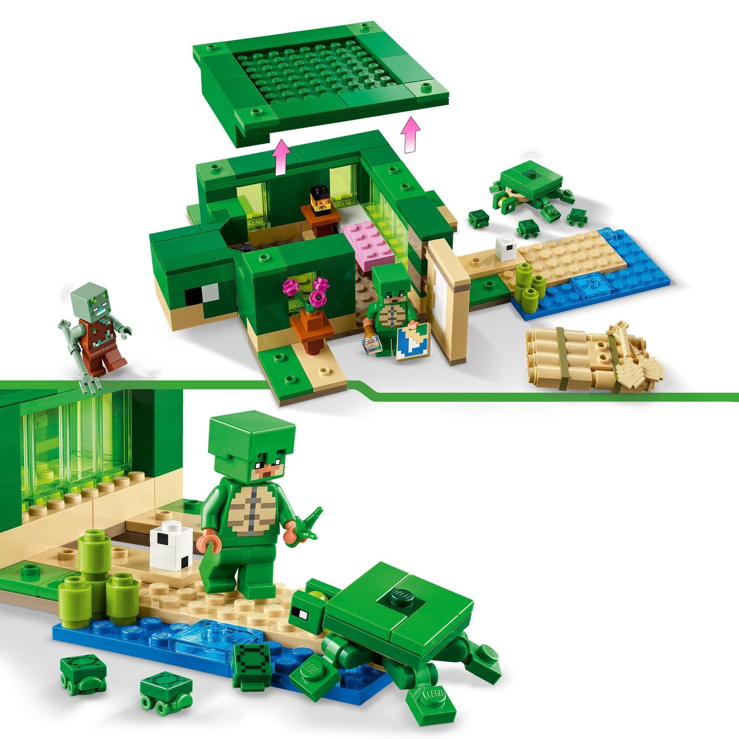 LEGO Het schildpadden strand huis 21254 Minecraft LEGO CLASSIC @ 2TTOYS | Official LEGO shop😊🥰 LEGO €. 22.98