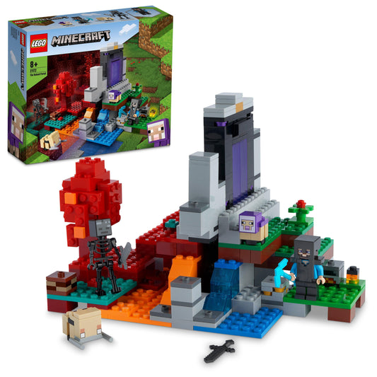 LEGO Het verwoeste portaal 21172 Minecraft LEGO MINECRAFT @ 2TTOYS | Official LEGO shop😊🥰 LEGO €. 34.99