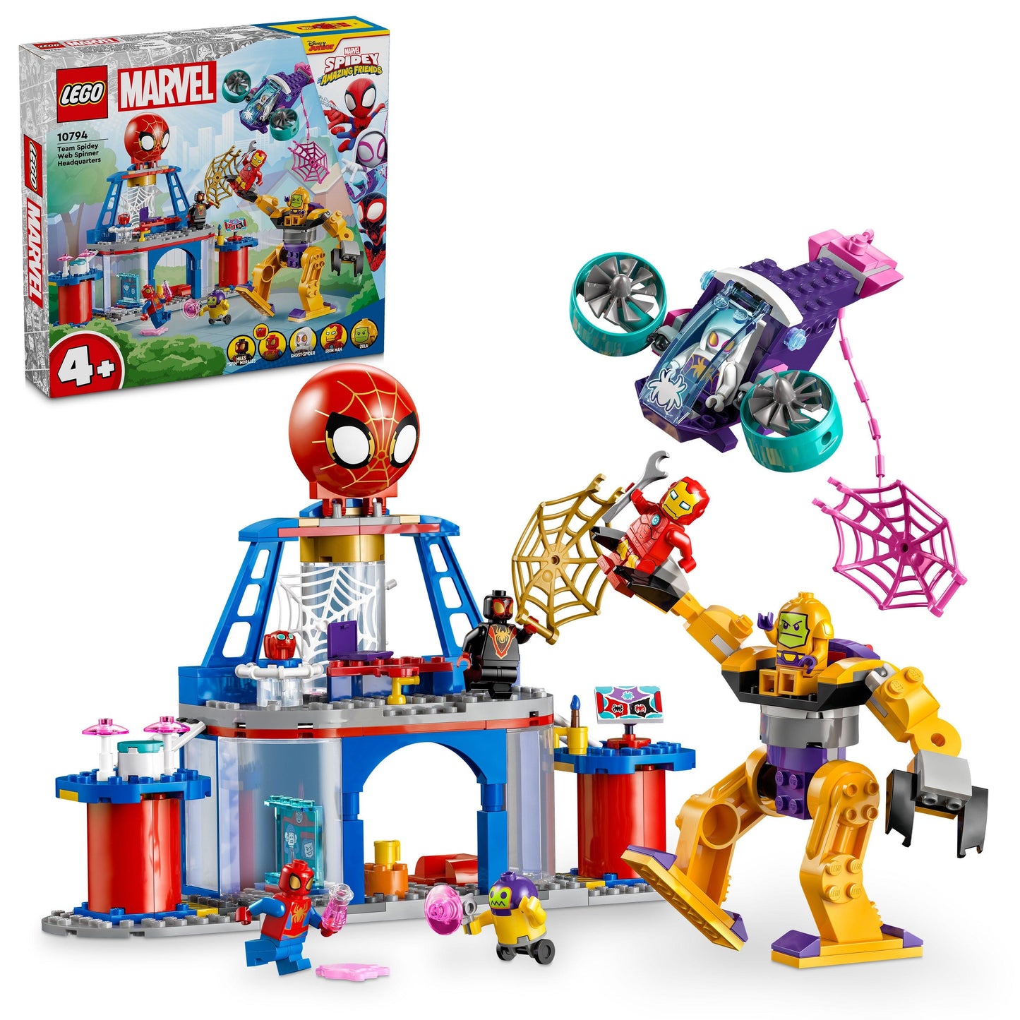 LEGO Hoofdkantoor van Team Spidey Web Spinner 10794 Spidey LEGO Spiderman @ 2TTOYS | Official LEGO shop😊🥰 LEGO €. 46.48