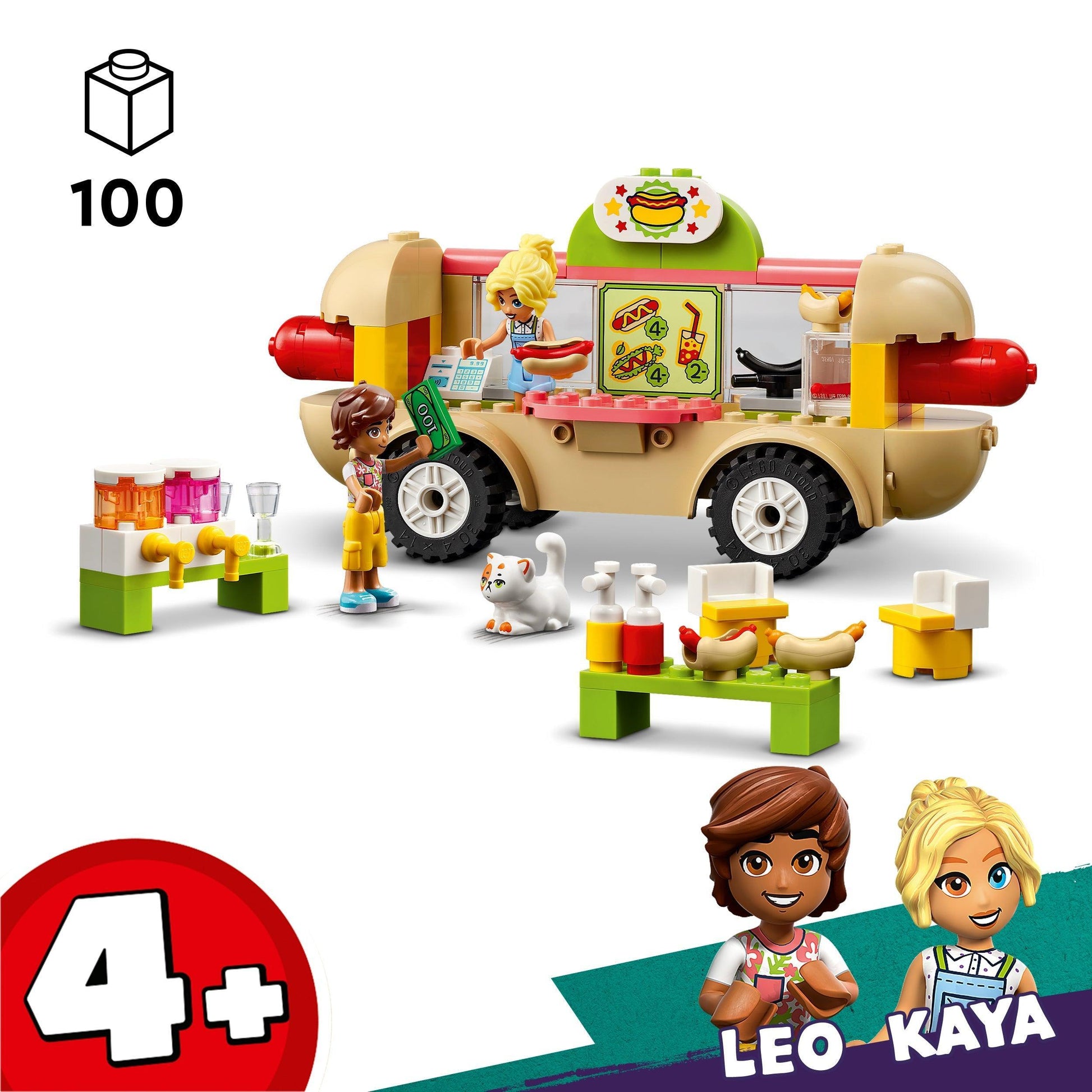 LEGO HotDog Food Truck 42633 Friends LEGO FRIENDS @ 2TTOYS | Official LEGO shop😊🥰 LEGO €. 29.99