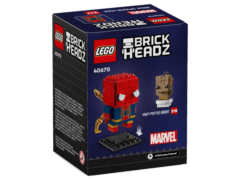 LEGO Iron Spider-Man 40670 Brickheadz LEGO BRICKHEADZ @ 2TTOYS | Official LEGO shop😊🥰 LEGO €. 9.99