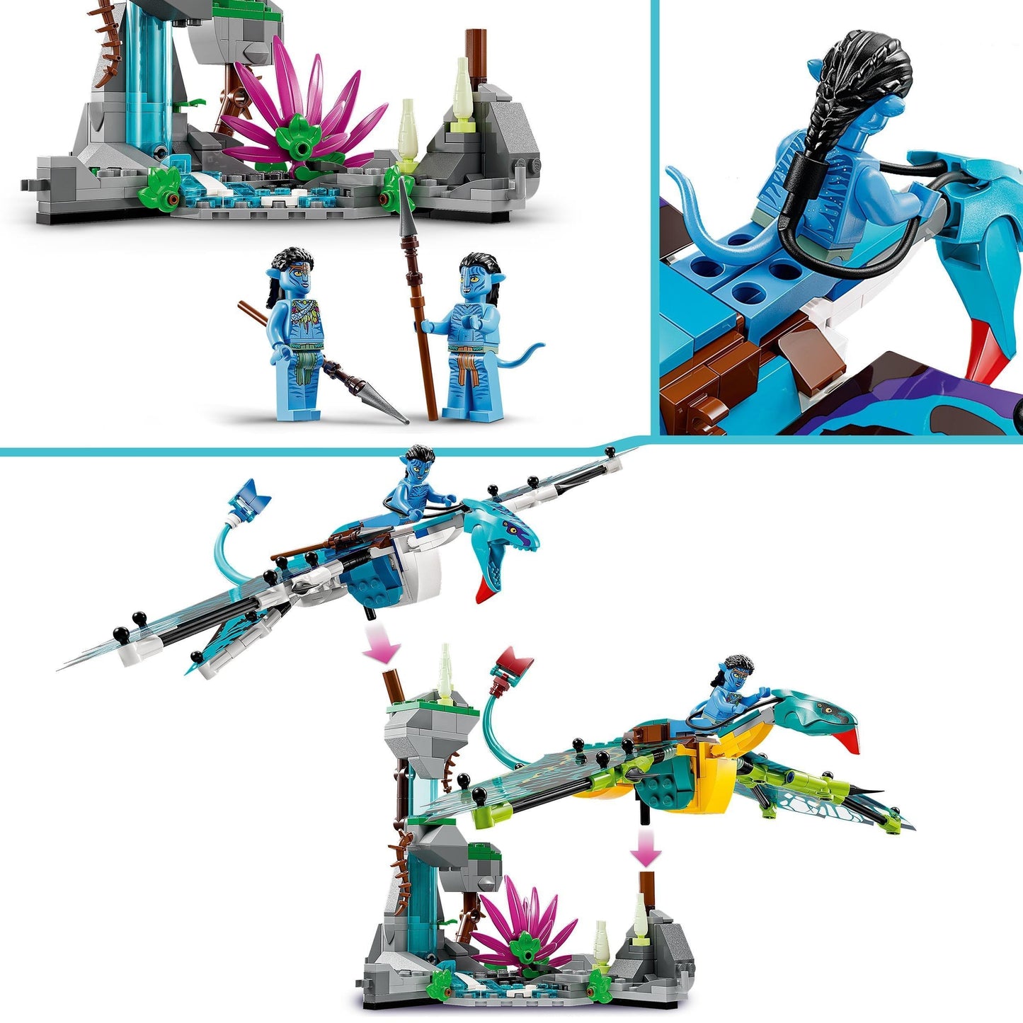 LEGO Jake & Neytiri's First Banshee Flight 75572 Avatar LEGO AVATAR @ 2TTOYS | Official LEGO shop😊🥰 LEGO €. 54.99