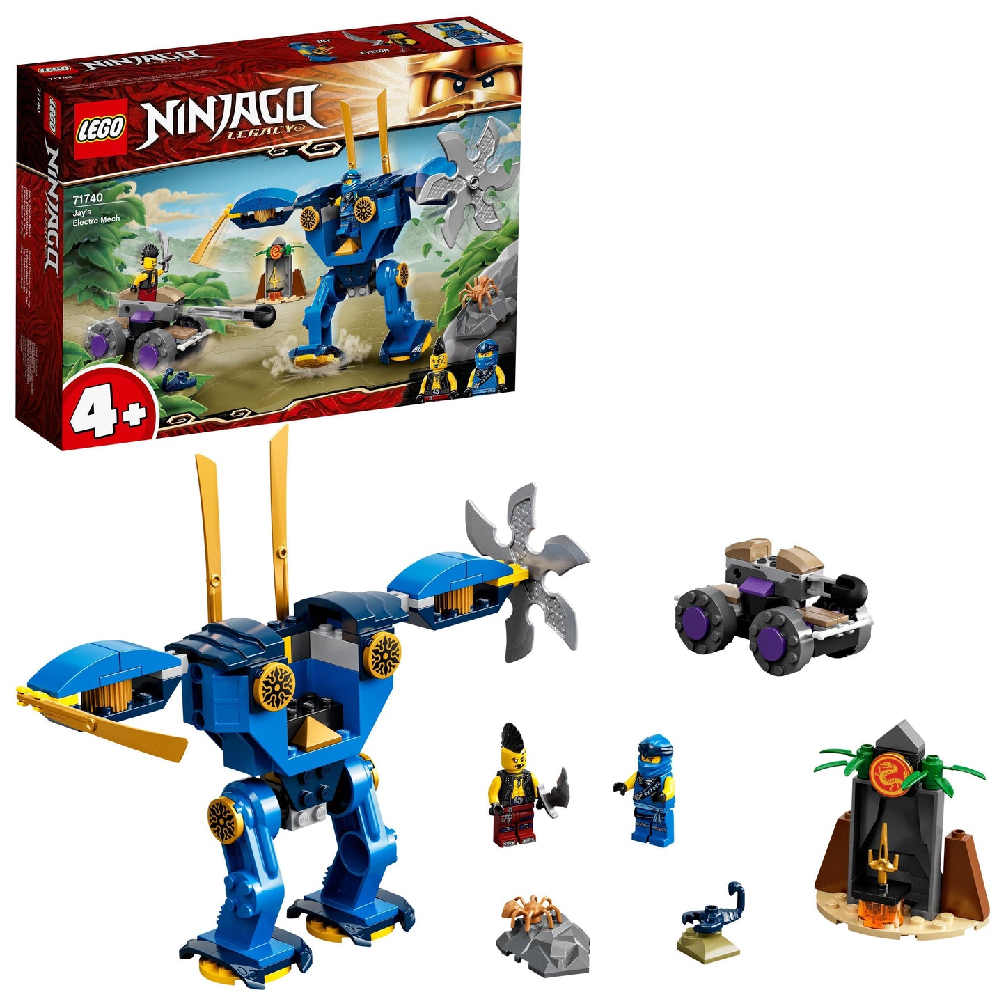 LEGO Jay's Electro Mech 71740 Ninjago LEGO NINJAGO @ 2TTOYS | Official LEGO shop😊🥰 LEGO €. 16.99