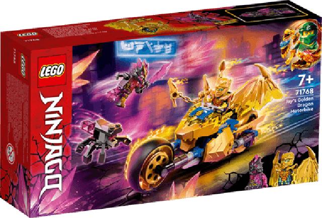 LEGO Jay's Gouden Draak motor 71768 Ninjago LEGO NINJAGO @ 2TTOYS | Official LEGO shop😊🥰 LEGO €. 19.99