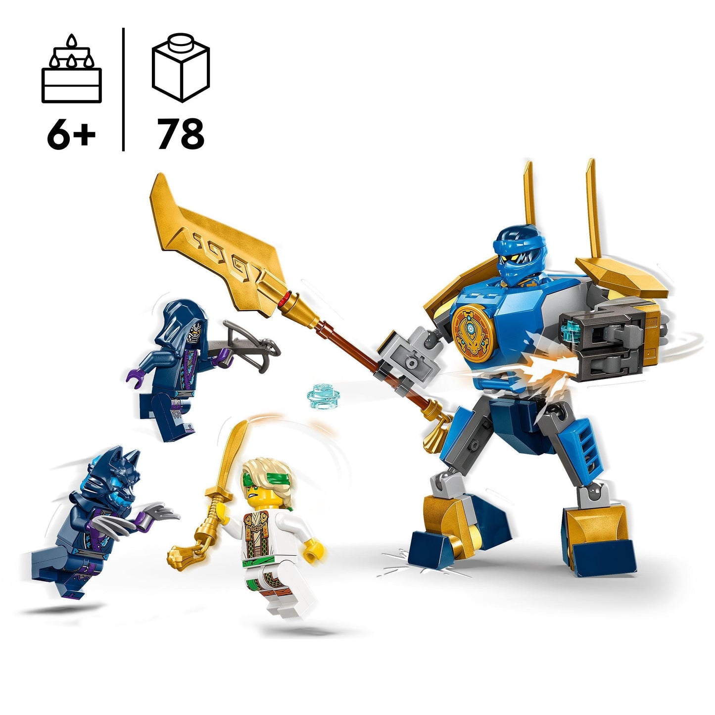 LEGO Jay's Mech Battle Pack 71805 Ninjago LEGO Ninjago @ 2TTOYS | Official LEGO shop😊🥰 LEGO €. 9.99