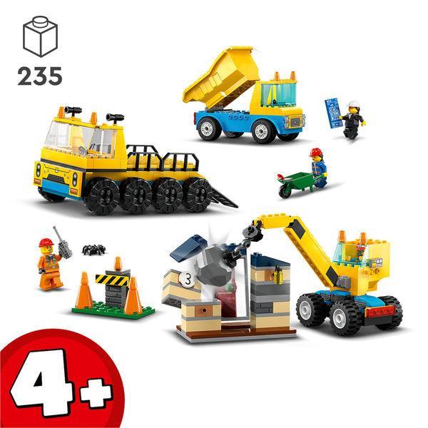 LEGO Kiepwagen, bouwtruck en sloopkraan 60391 City LEGO CITY @ 2TTOYS | Official LEGO shop😊🥰 LEGO €. 42.49