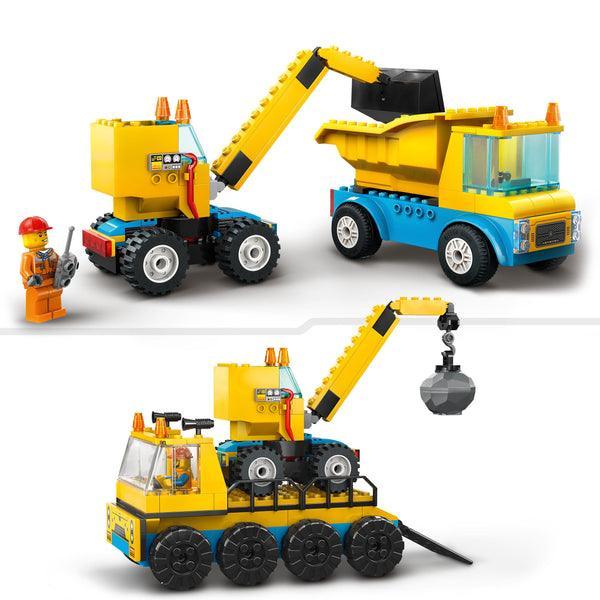 LEGO Kiepwagen, bouwtruck en sloopkraan 60391 City LEGO CITY @ 2TTOYS | Official LEGO shop😊🥰 LEGO €. 42.49