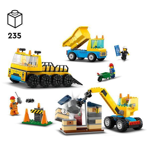 LEGO Kiepwagen, bouwtruck en sloopkraan 60391 City LEGO CITY @ 2TTOYS | Official LEGO shop😊🥰 LEGO €. 42.49