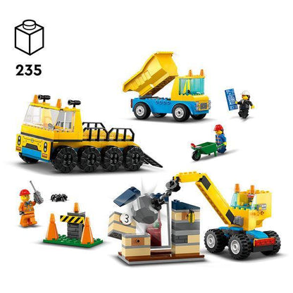 LEGO Kiepwagen, bouwtruck en sloopkraan 60391 City LEGO CITY @ 2TTOYS | Official LEGO shop😊🥰 LEGO €. 42.49