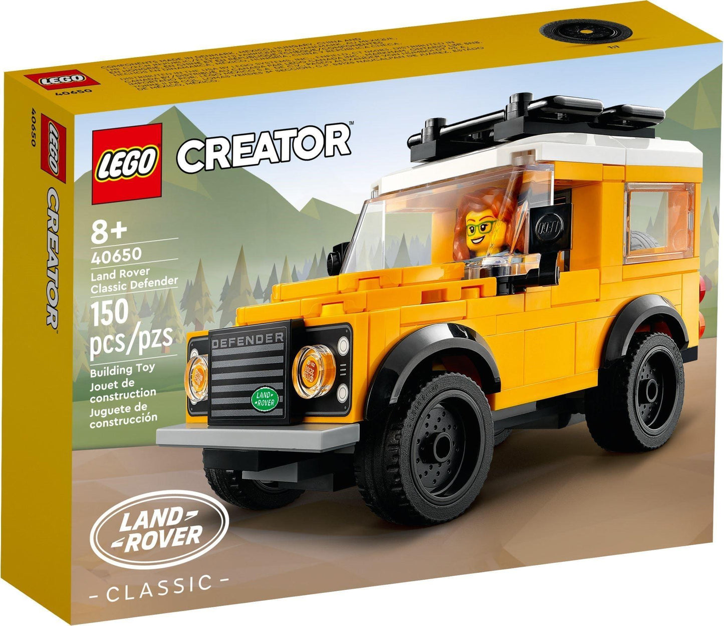 LEGO Land Rover Classic Defender 40650 Creator LEGO CREATOR @ 2TTOYS | Official LEGO shop😊🥰 LEGO €. 17.99