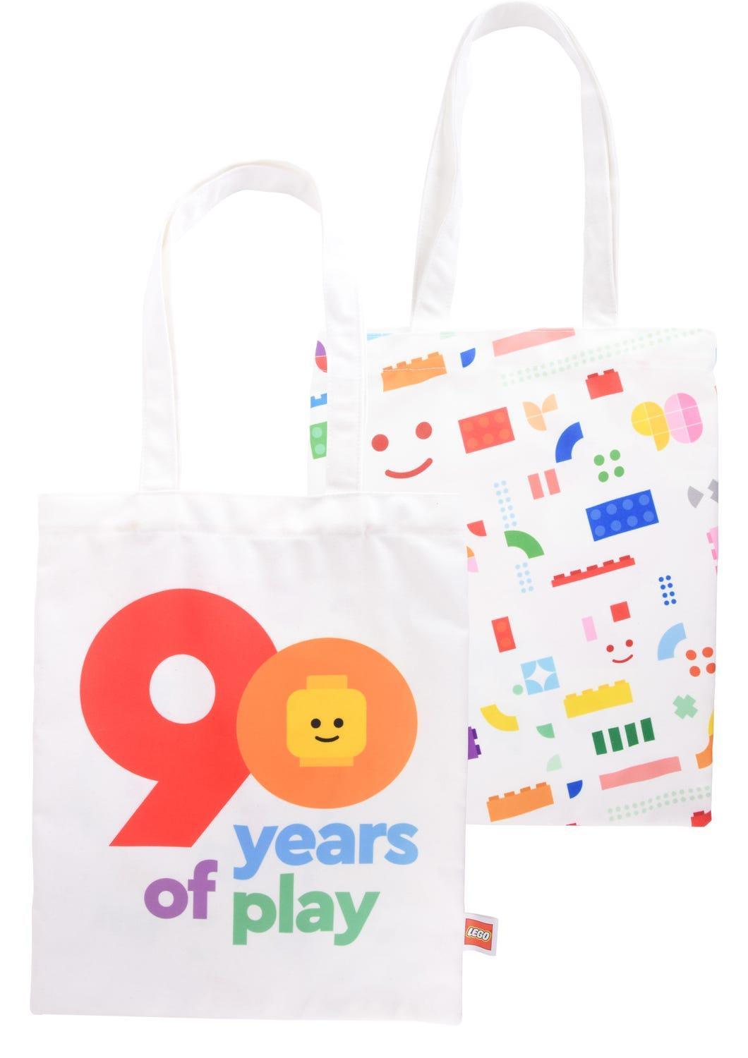 LEGO LEGO 90th Tote Bag 5007545 Gear LEGO Gear @ 2TTOYS | Official LEGO shop😊🥰 LEGO €. 14.49