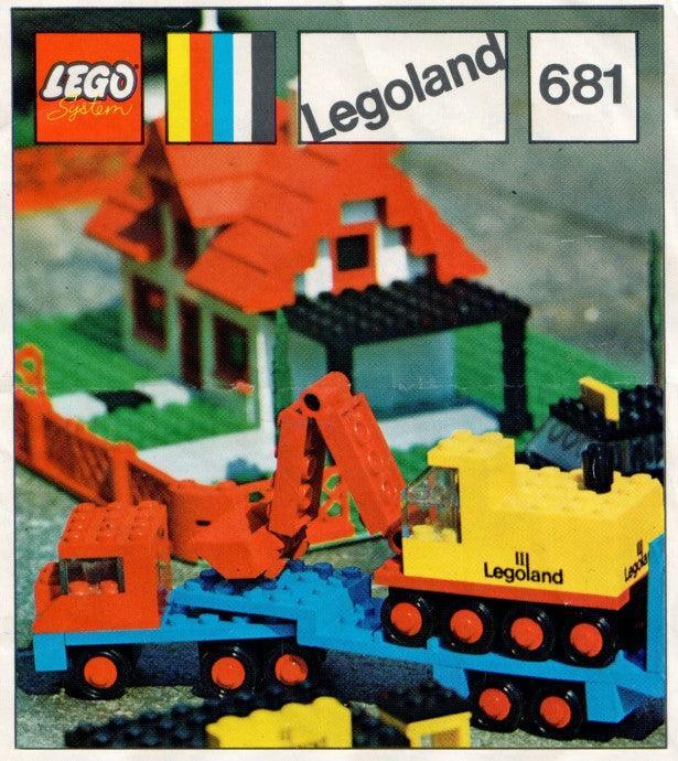 LEGO Low loader with 4 wheel excavator 681 LEGOLAND LEGO LEGOLAND @ 2TTOYS | Official LEGO shop😊🥰 LEGO €. 16.49