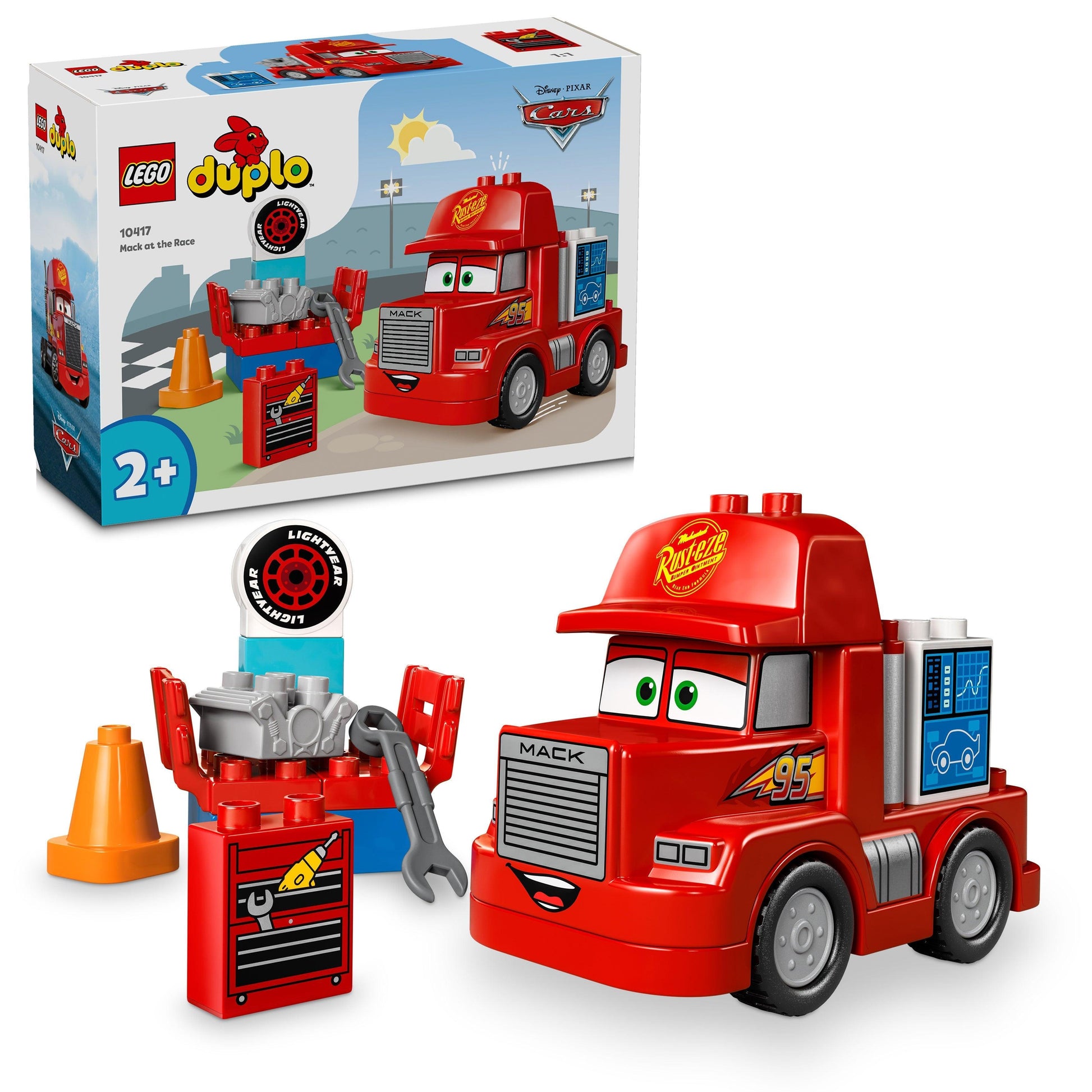 LEGO Mack at the race 10417 Disney LEGO DUPLO @ 2TTOYS | Official LEGO shop😊🥰 LEGO €. 19.99