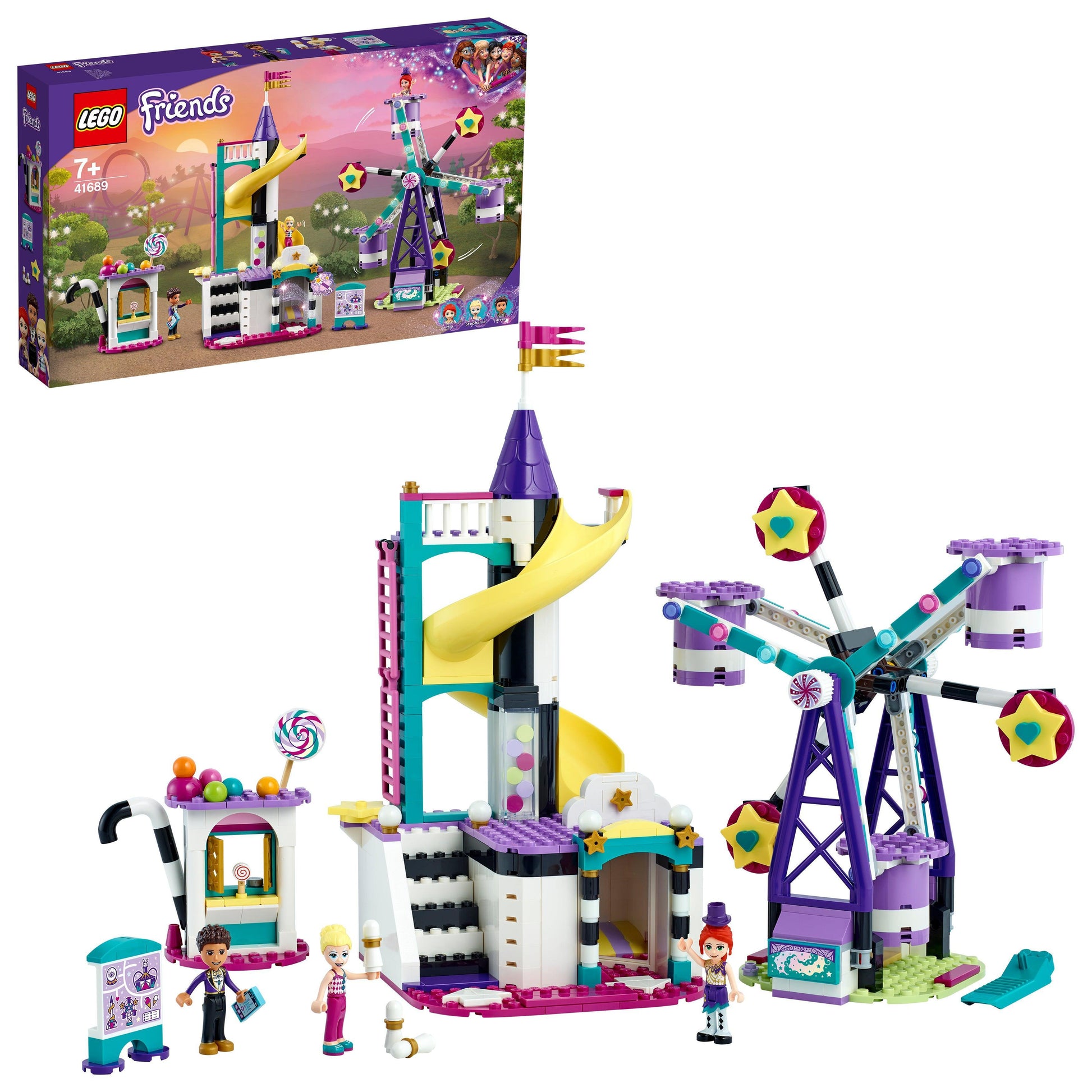 LEGO Magisch reuzen rad en glijbaan op de kermis 41689 Friends LEGO FRIENDS @ 2TTOYS | Official LEGO shop😊🥰 LEGO €. 63.99