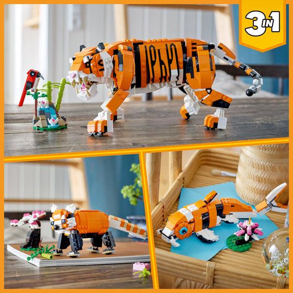 LEGO Majestic Tiger 31129 Creator 3-in-1 LEGO CREATOR @ 2TTOYS | Official LEGO shop😊🥰 LEGO €. 49.99