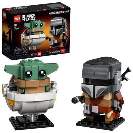 LEGO Mandalorian en het kind Yoda 75317 Brickheadz LEGO STARWARS @ 2TTOYS | Official LEGO shop😊🥰 LEGO €. 24.99