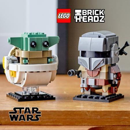 LEGO Mandalorian en het kind Yoda 75317 Brickheadz LEGO STARWARS @ 2TTOYS | Official LEGO shop😊🥰 LEGO €. 24.99