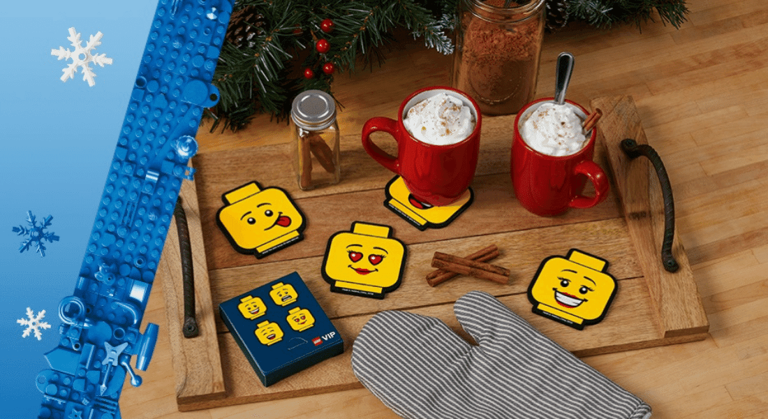 LEGO Minifigure Coaster Set 5007623 Gear LEGO Gear @ 2TTOYS | Official LEGO shop😊🥰 LEGO €. 11.49