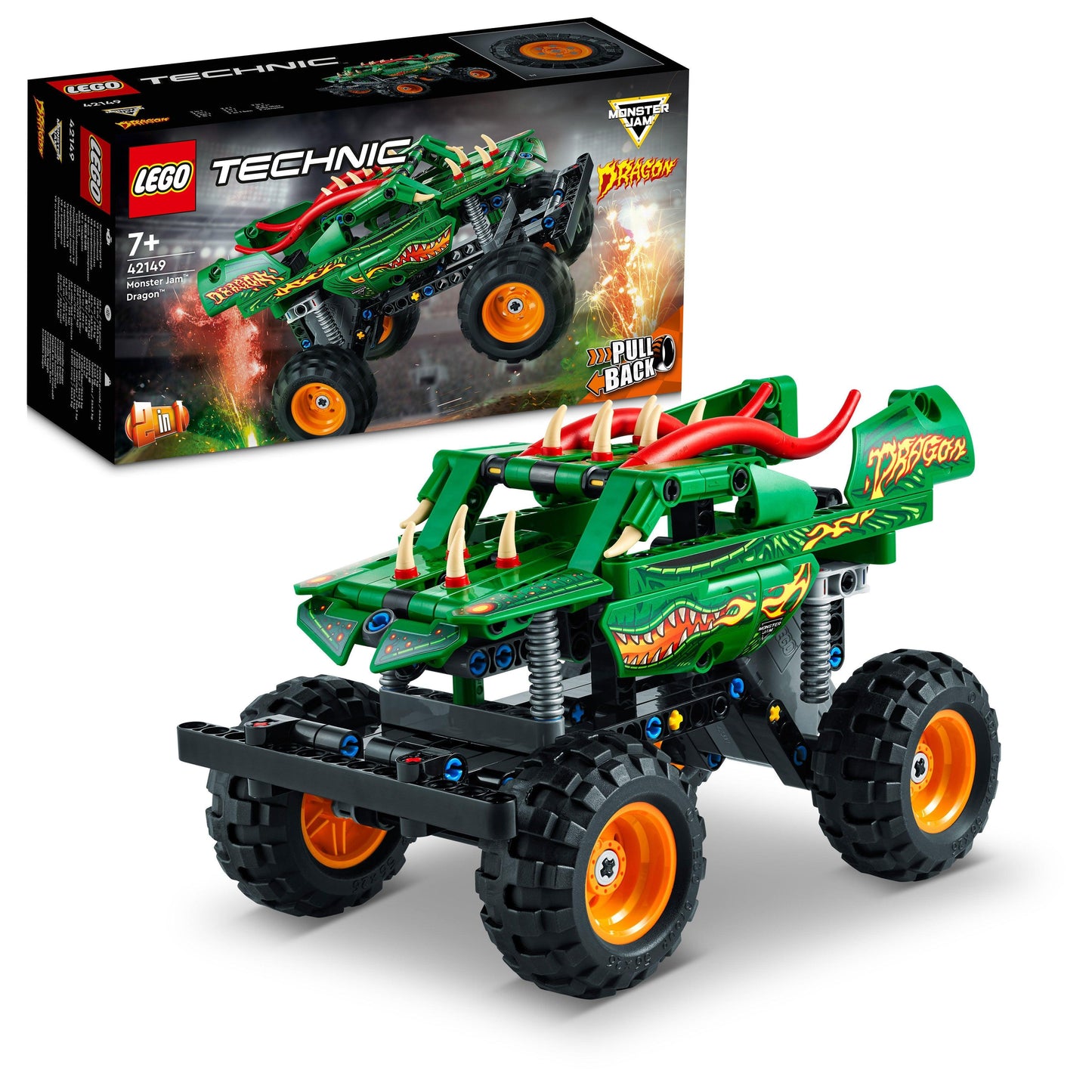 LEGO Monster Jam™ Dragon™ 42149 Technic LEGO TECHNIC @ 2TTOYS | Official LEGO shop😊🥰 LEGO €. 16.49