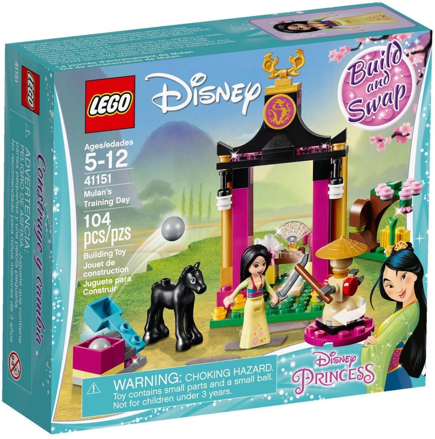 LEGO Mulan's Training Day 41151 Disney LEGO DISNEY @ 2TTOYS | Official LEGO shop😊🥰 LEGO €. 14.99